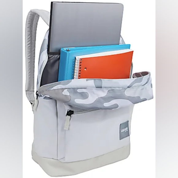 ๐CASE LOGIC Commence Concrete Camo Backpack w/ Pencil Case - Picture 5 of 16